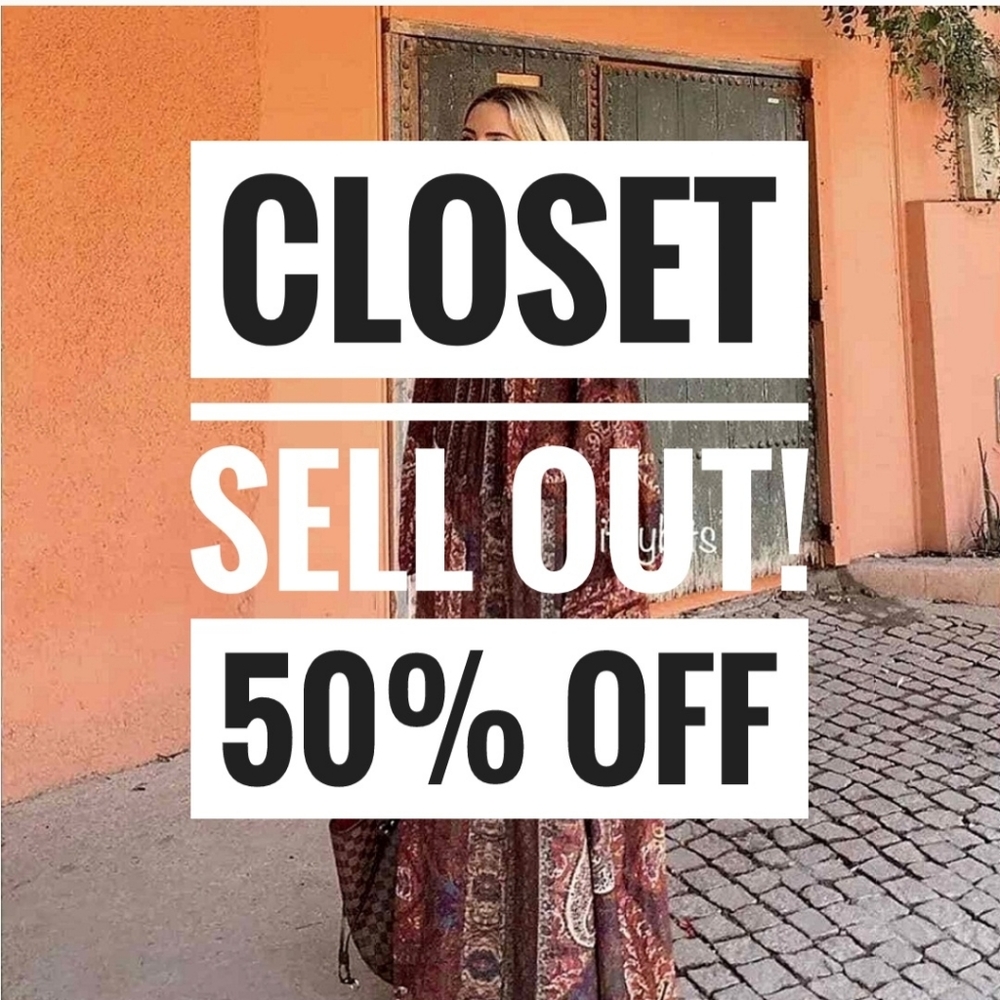 CLOSET SELL OUT 50%